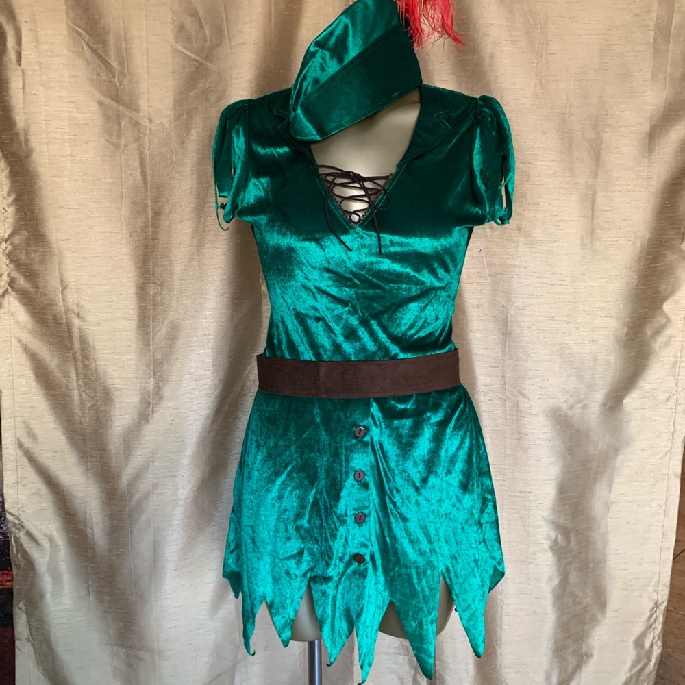 HALLOWEEN COSPLAY COSTUME WOMEN SEXY DISNEY DISNEYLAND PETER PAN